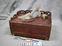 泥塑人像模型－抽鴨片及水煙夫婦藏品圖，第2張